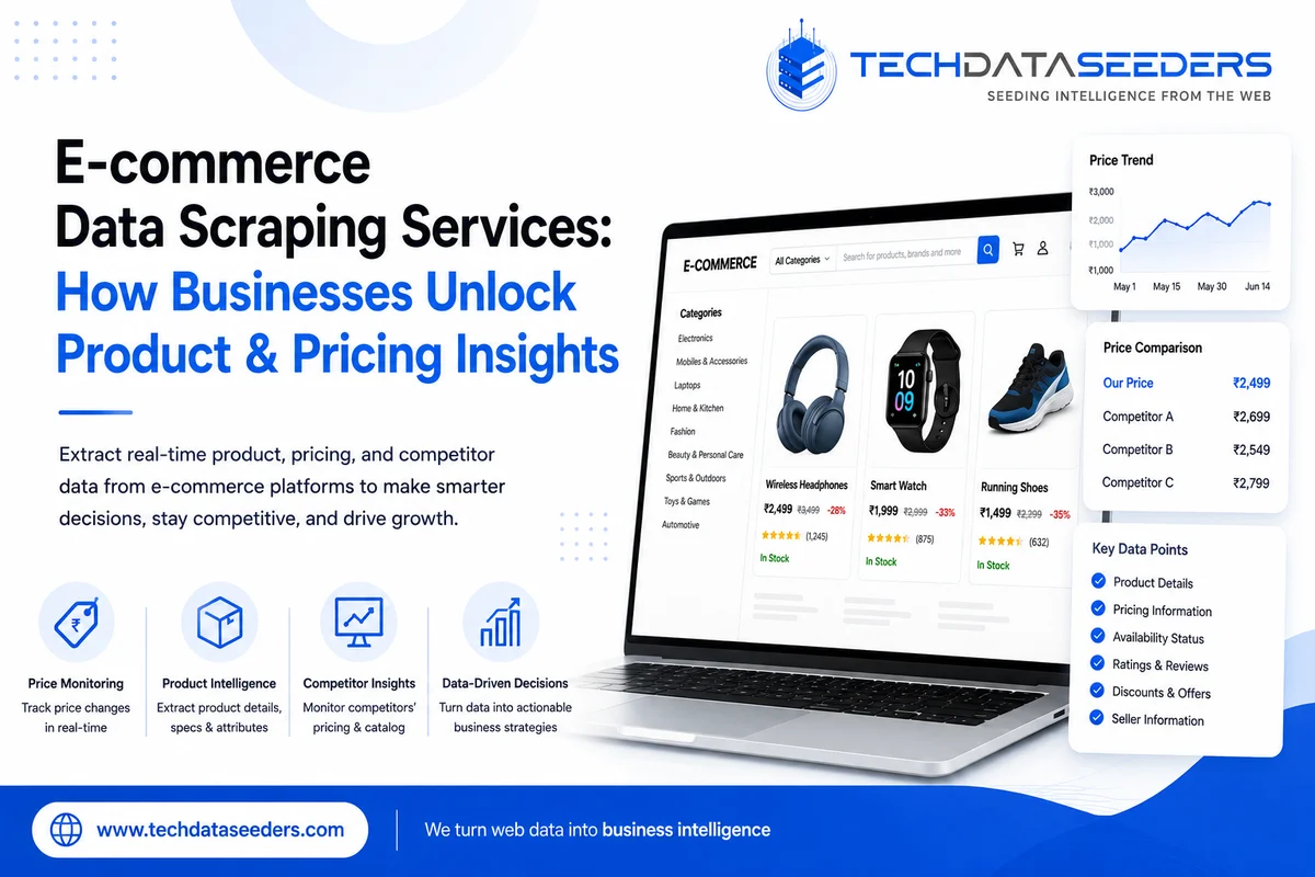 E-commerce Data Scraping Services: How Businesses Unlock Product & Pricing Insights
