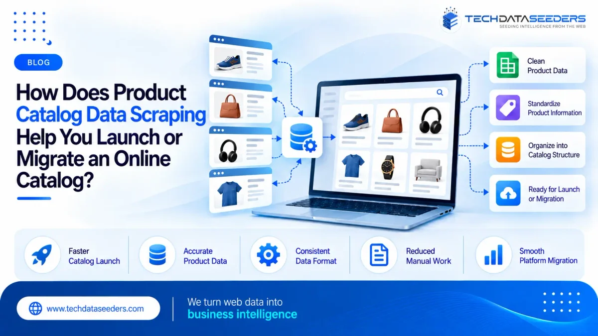 How Does Product Catalog Data Scraping Help You Launch or Migrate an Online Catalog?